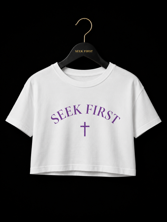 Seek First Women's Crop Tee