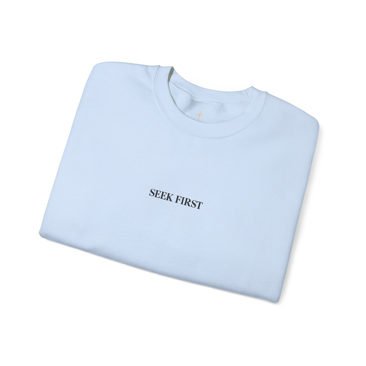 Heart Graphic Sweatshirt — Minimal Olive Heart Crewneck