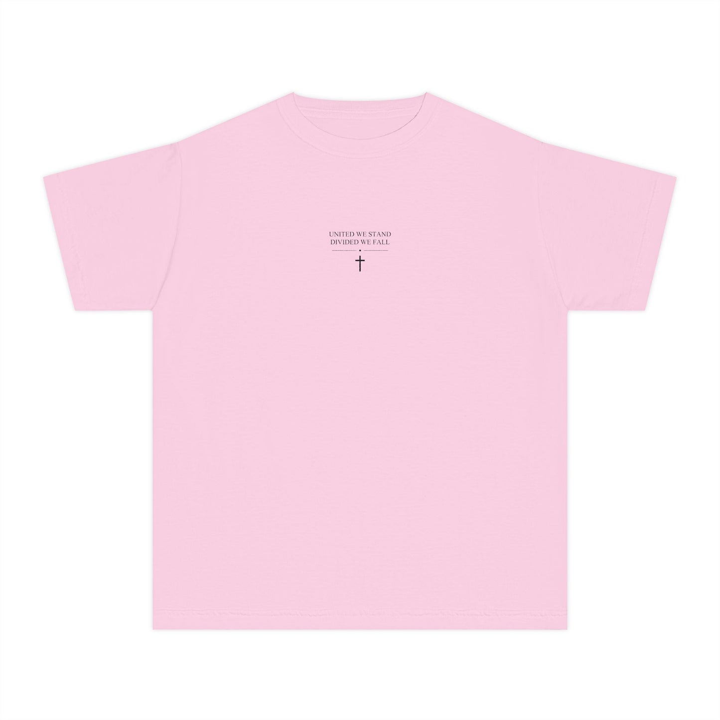 Youth Tee — "United We Stand, Divided We Fall" Graphic