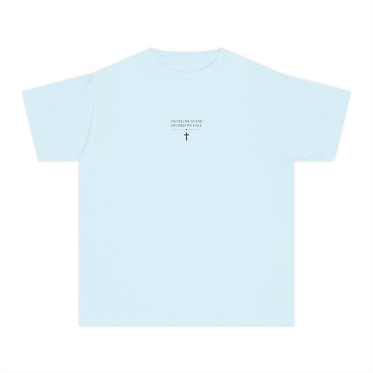 Youth Tee — "United We Stand, Divided We Fall" Graphic