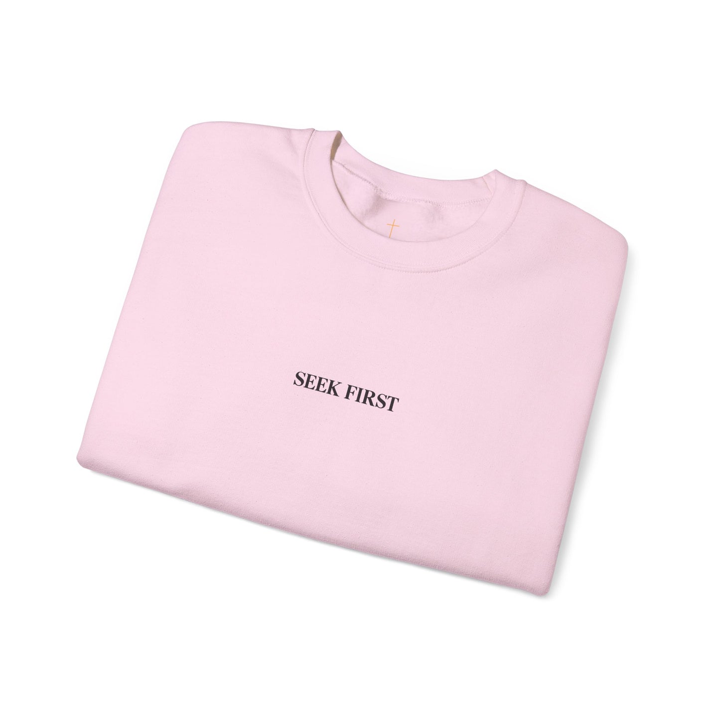 Heart Graphic Sweatshirt — Minimal Olive Heart Crewneck