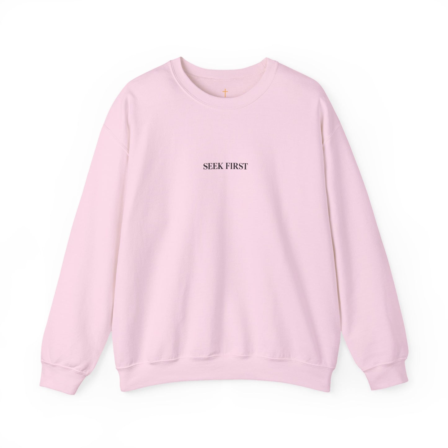 Heart Graphic Sweatshirt — Minimal Olive Heart Crewneck