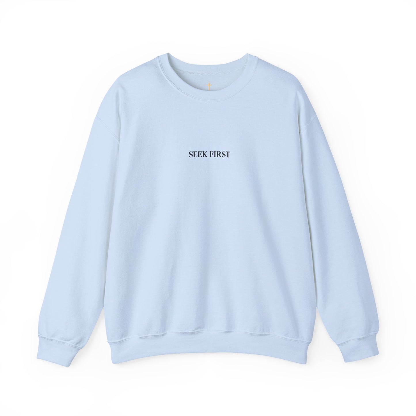 Heart Graphic Sweatshirt — Minimal Olive Heart Crewneck