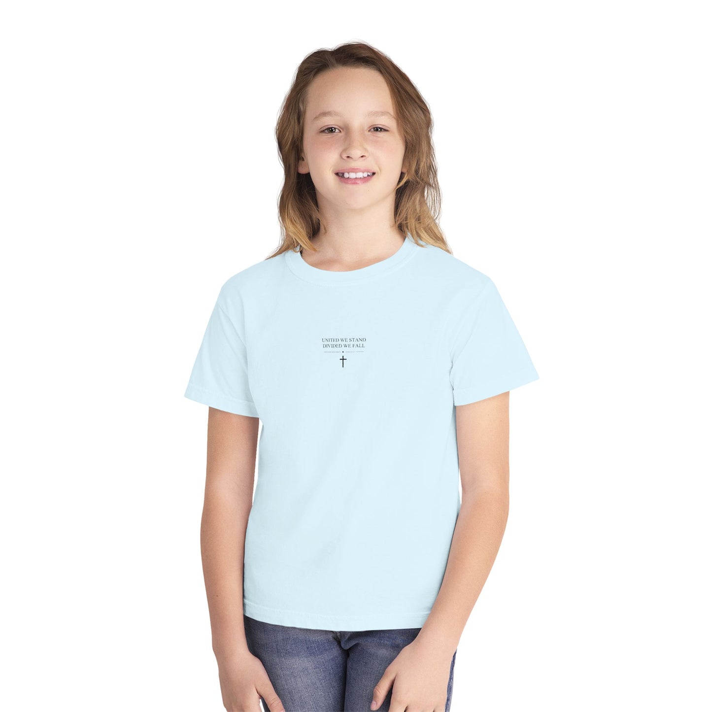 Youth Tee — "United We Stand, Divided We Fall" Graphic