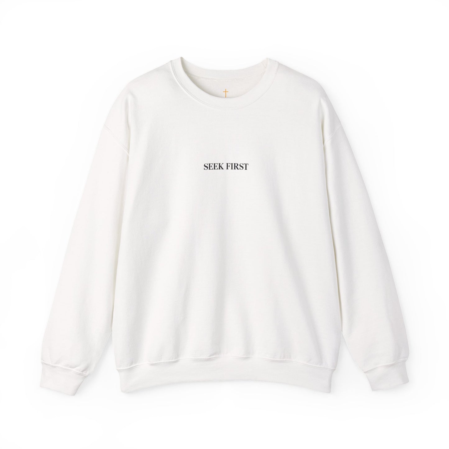 Heart Graphic Sweatshirt — Minimal Olive Heart Crewneck