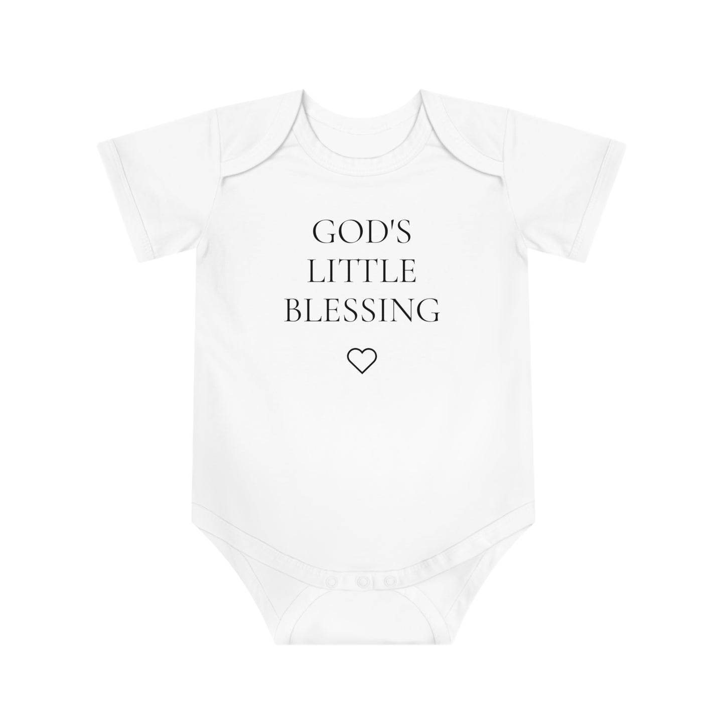 Baby Bodysuit — "God's Little Blessing" Christian Newborn Gift