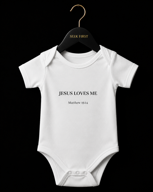 Jesus Loves Me / Shine Bright - Infant Bodysuit.