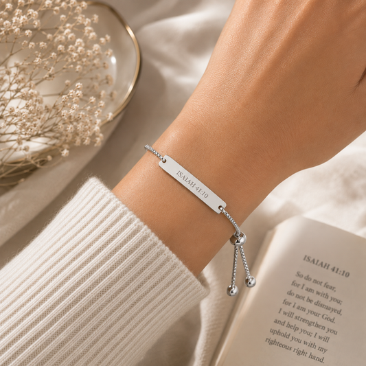 Isahia 41:10 Scripture Bracelet