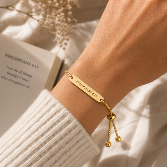 Philippians 4:13 Scripture Bracelet