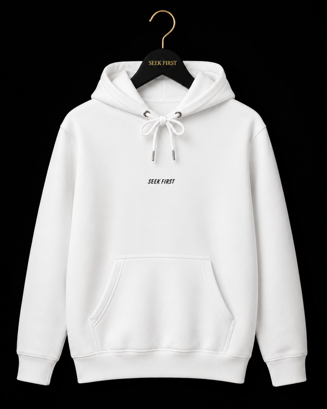 SEEK FIRST Tapered Oversized Hoodie
