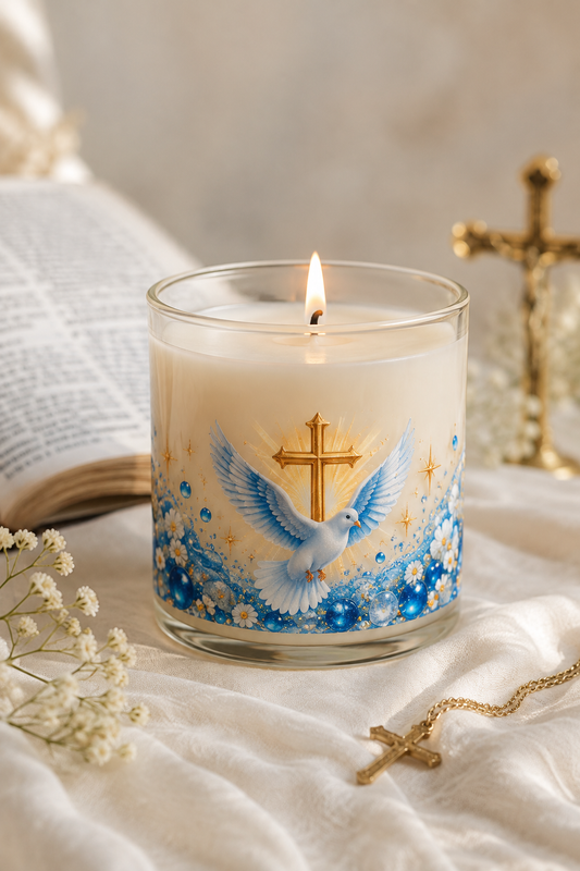 Heavenly Dove Candle