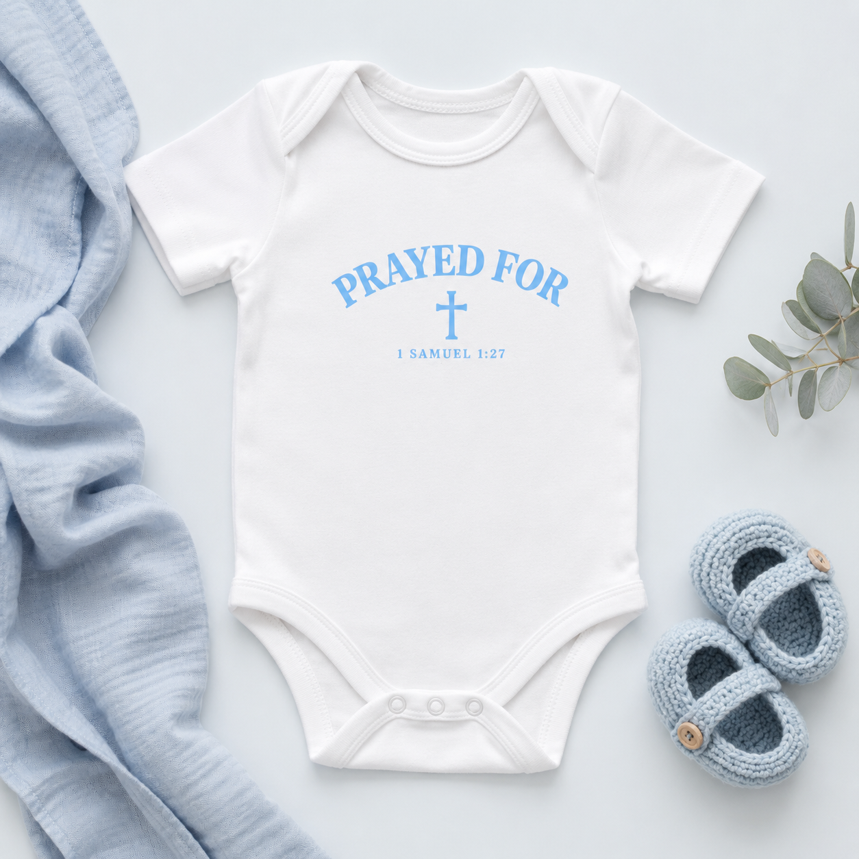 Prayed For Baby Bodysuit – 1 Samuel 1:27
